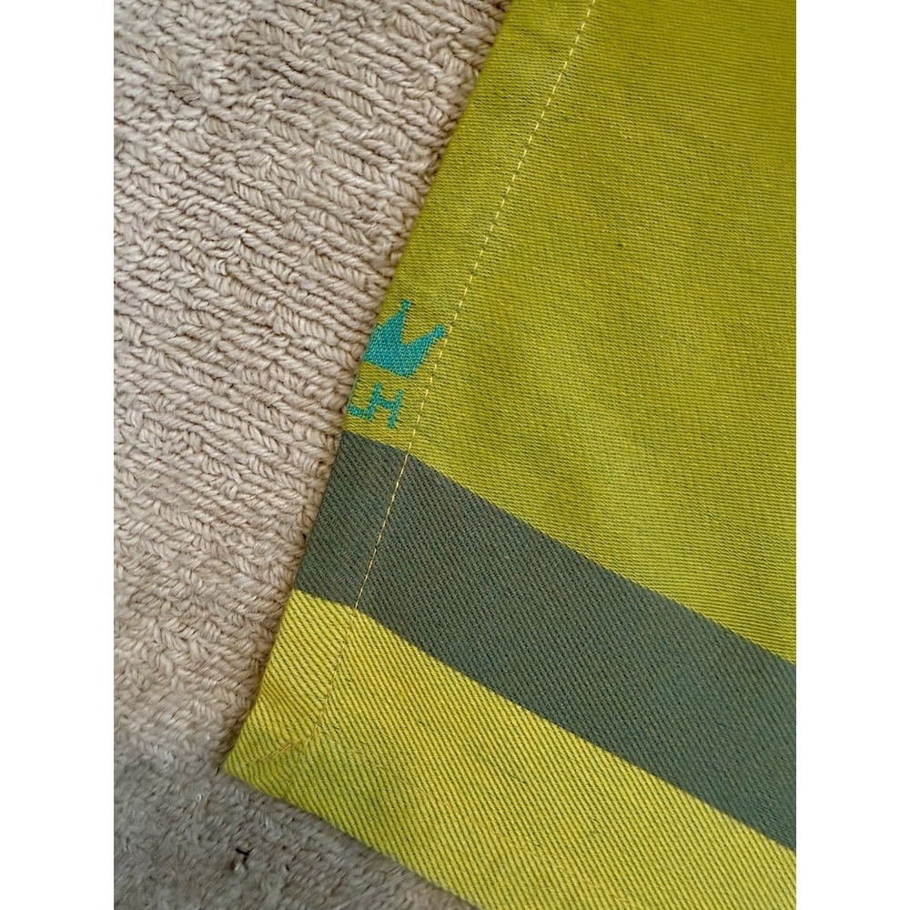 Robert Leheros Moutet rare French Flowers tablerunner Gorgeous Blues Yellows NEW - Picture 5 of 8